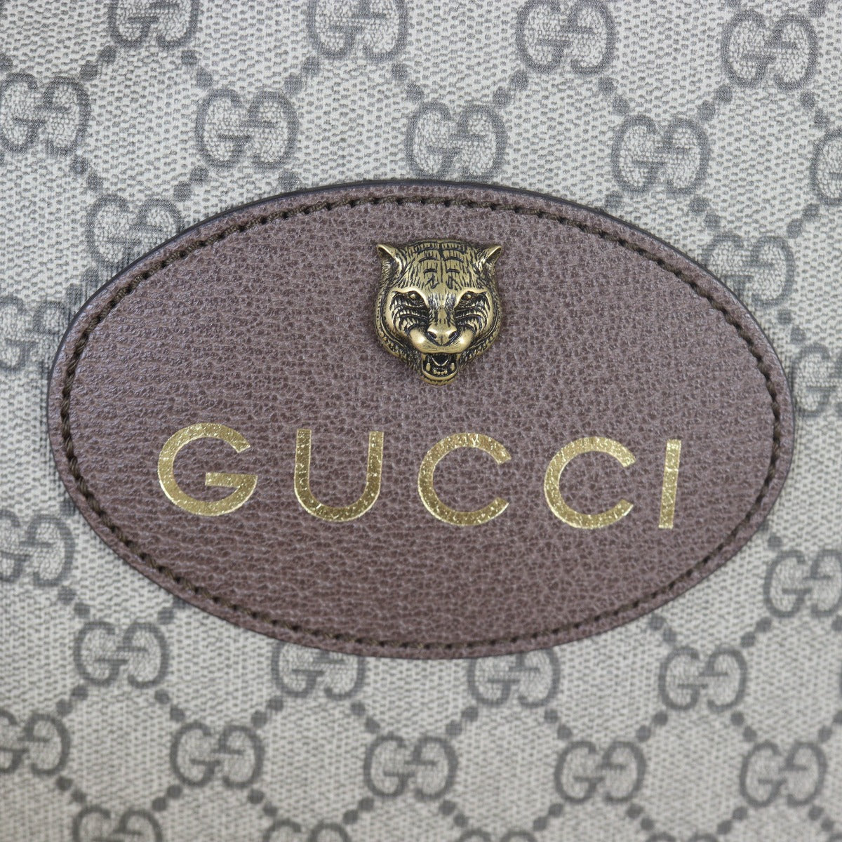 Gucci GG Supreme Neo Vintage Drawstring Backpack