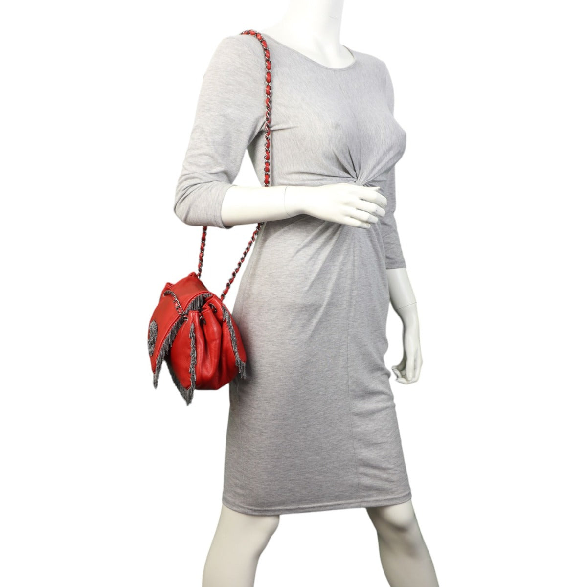 Chanel Rock & Cabaret Chain Fringe Accordion Flap Bag