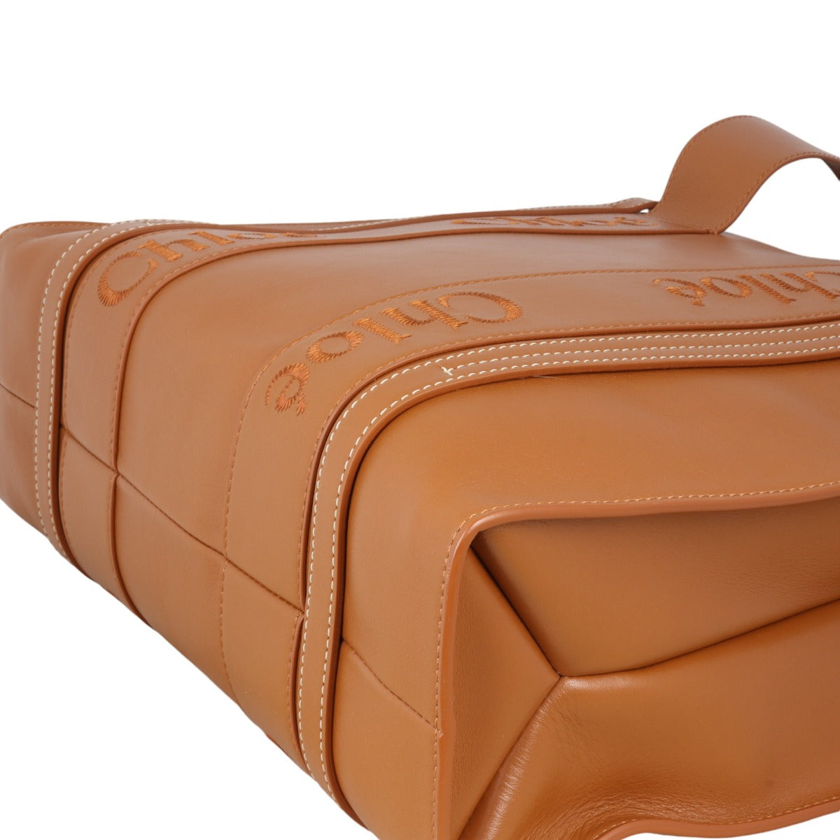 Chloe Woody Leather Tote Bag Medium