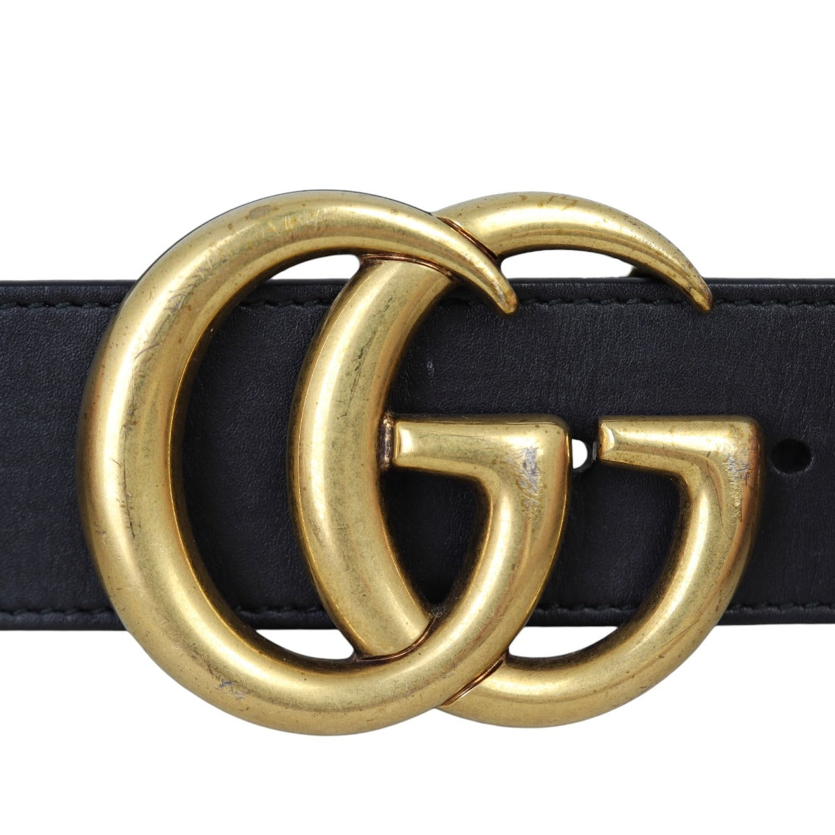 Gucci Marmont Double G Wide Belt