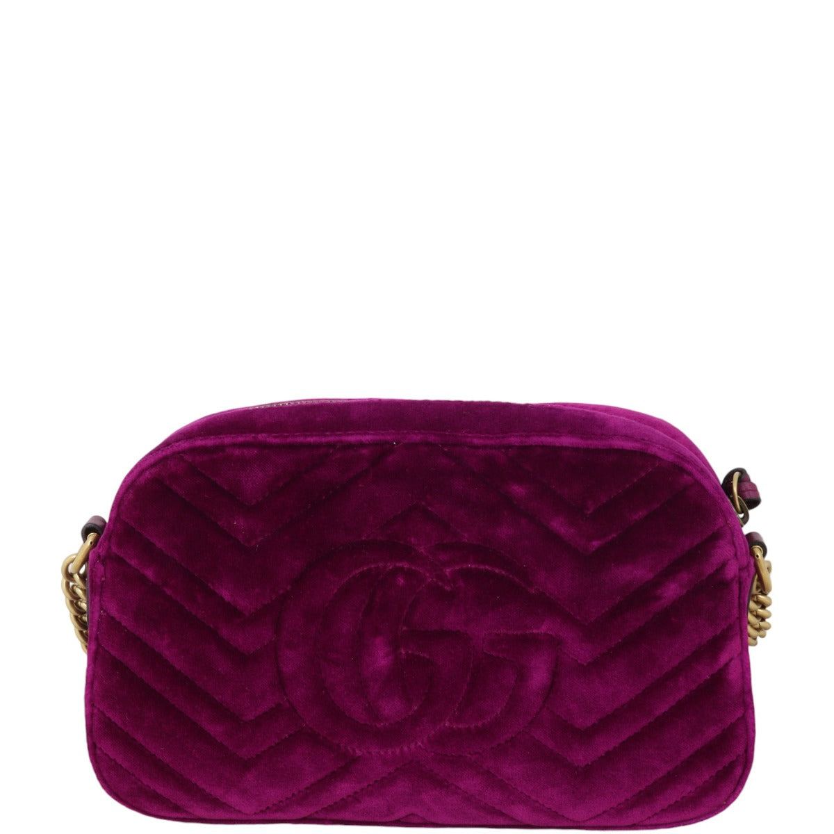 Gucci GG Marmont Velvet Small Camera Bag