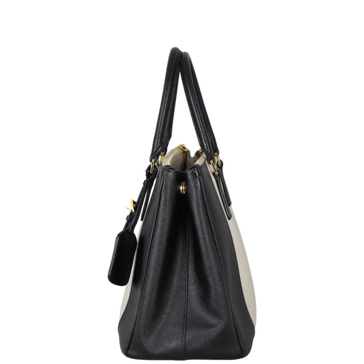 Prada Saffiano Lux Galleria Double Zip Tote Medium
