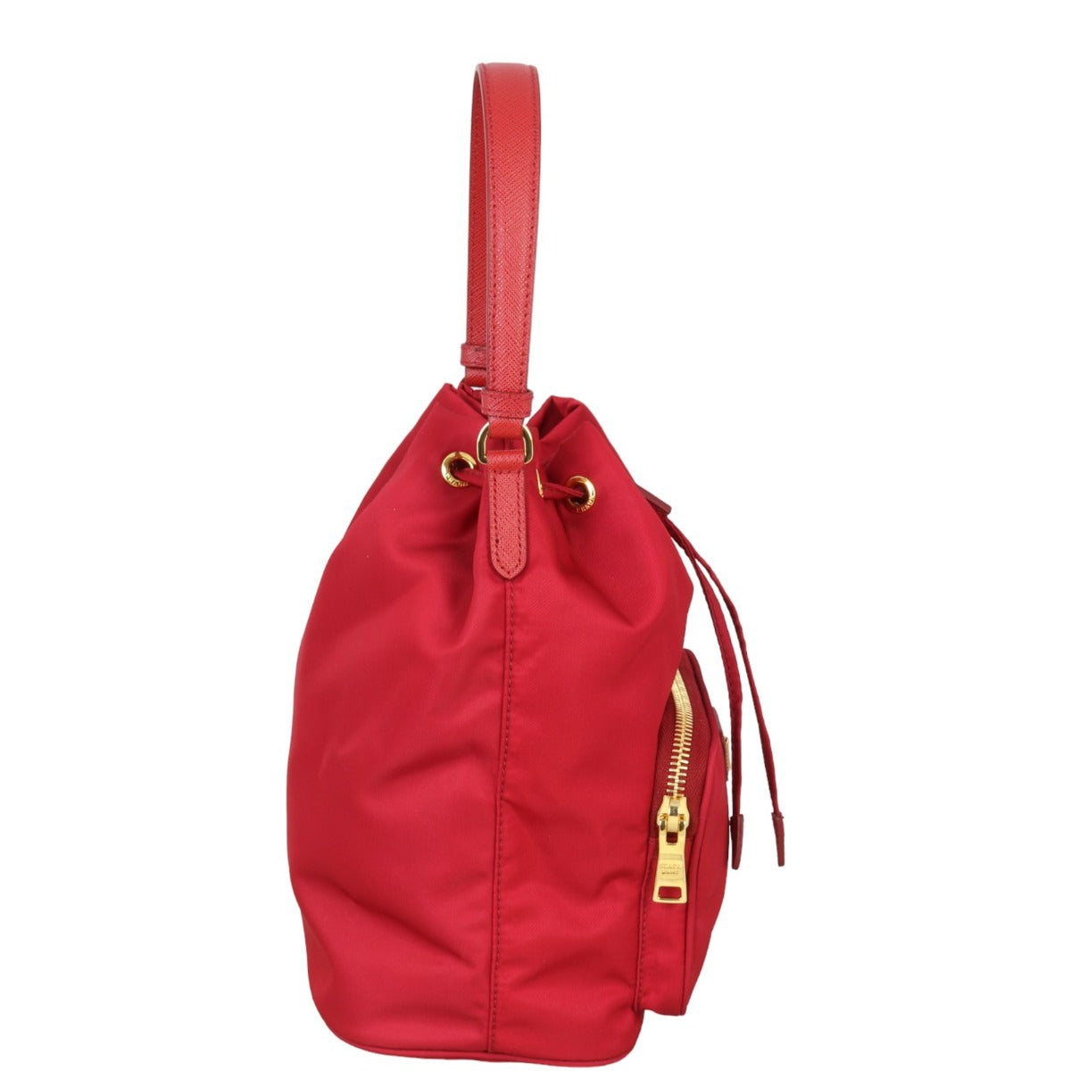 Prada Duet Tessuto Bucket Bag