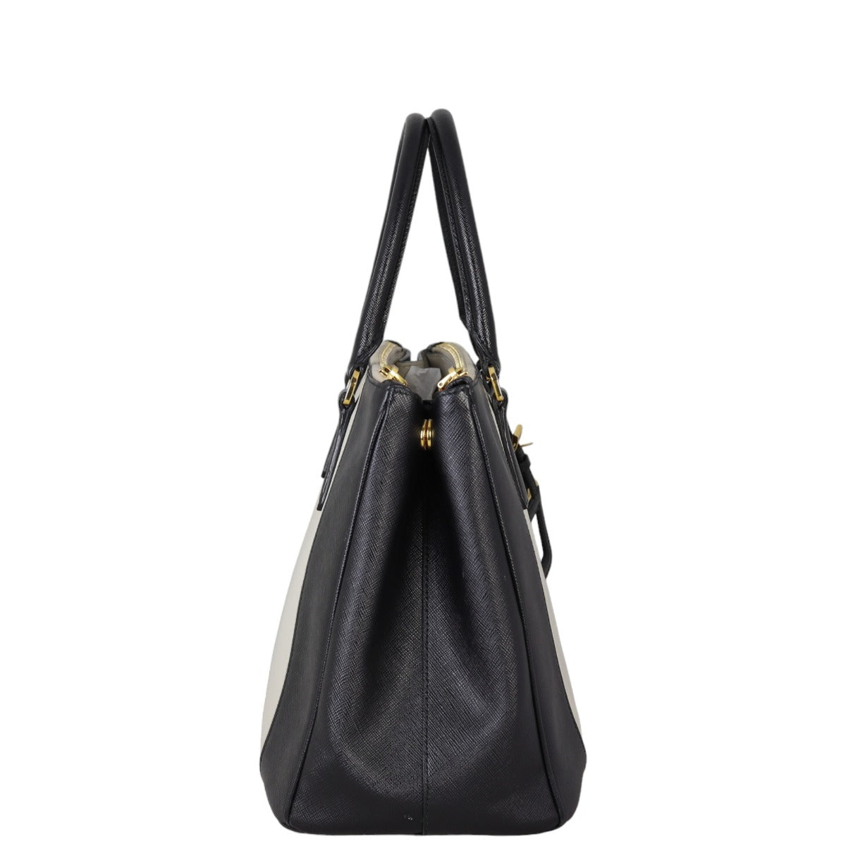 Prada Saffiano Lux Galleria Double Zip Tote Medium