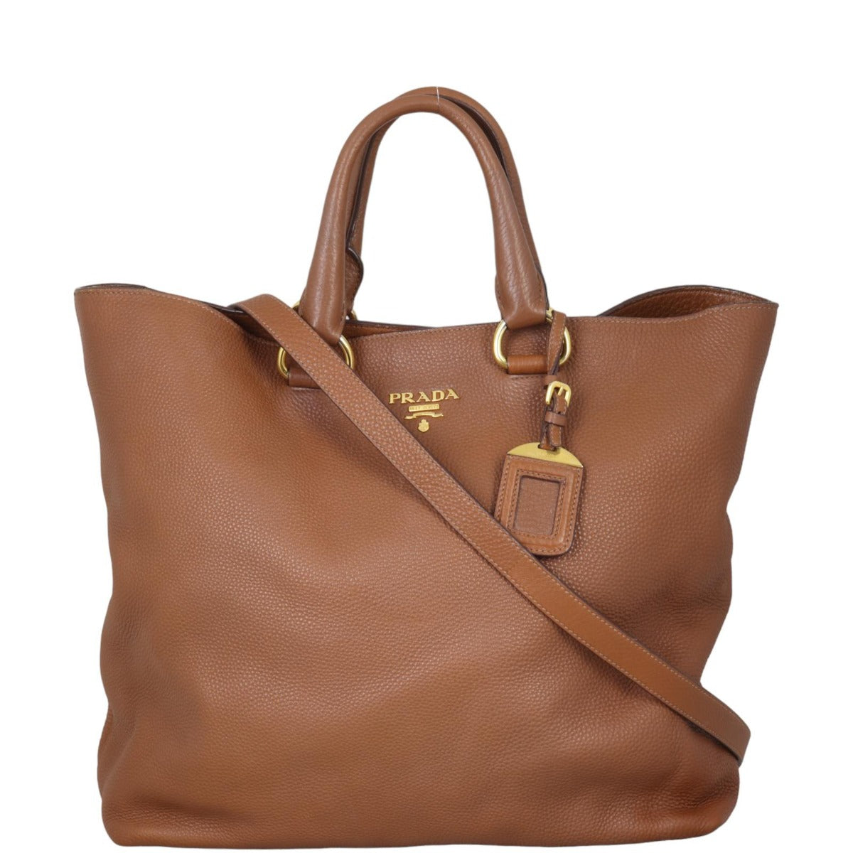 Prada Vitello Daino Shopping Tote