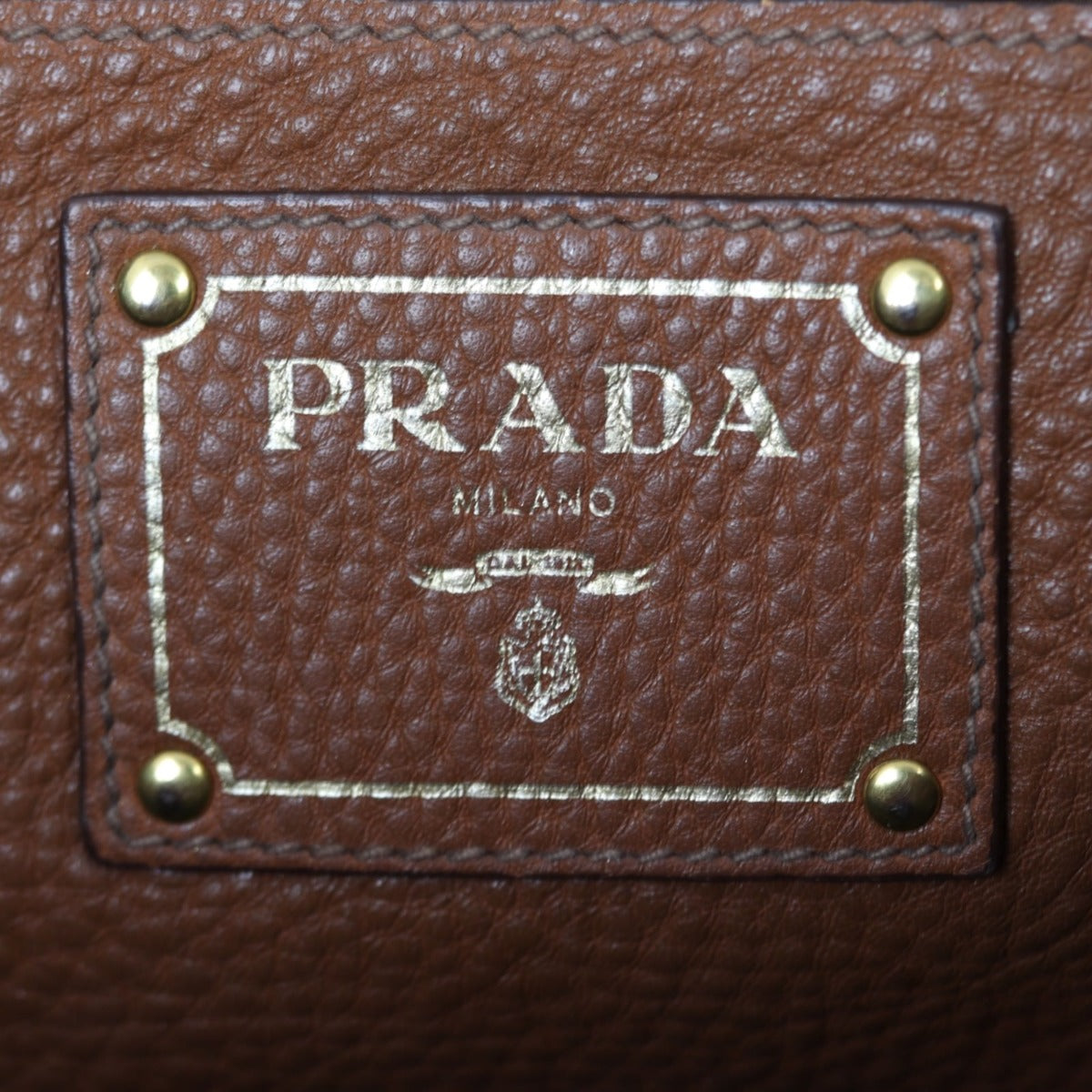 Prada Vitello Daino Shopping Tote