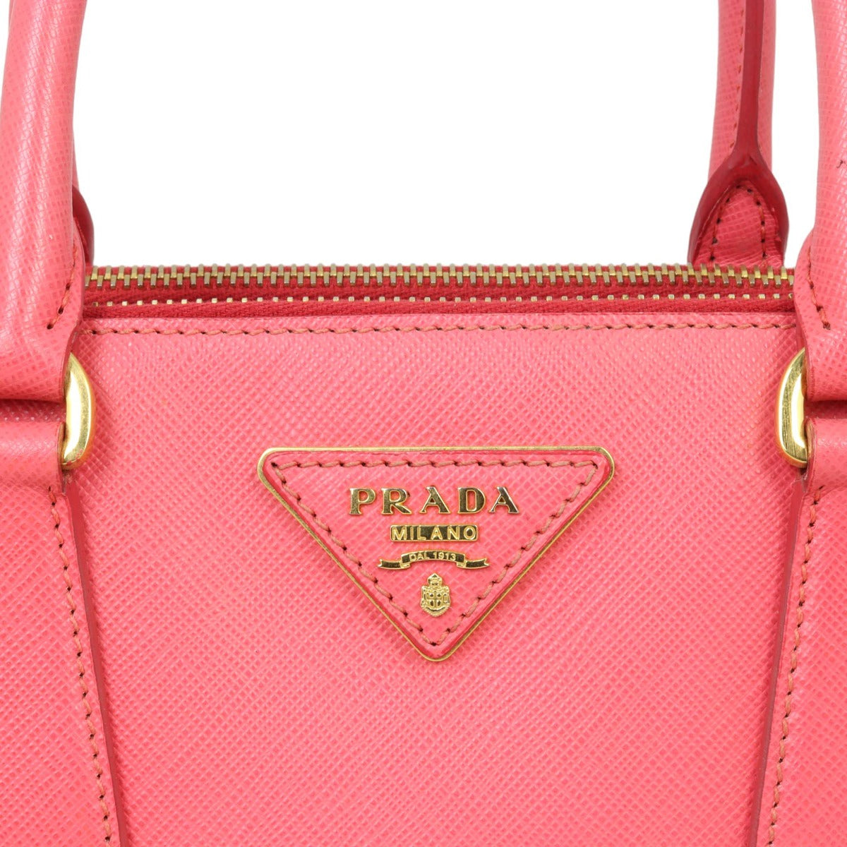 Prada Saffiano Lux Galleria Double Zip Tote Mini