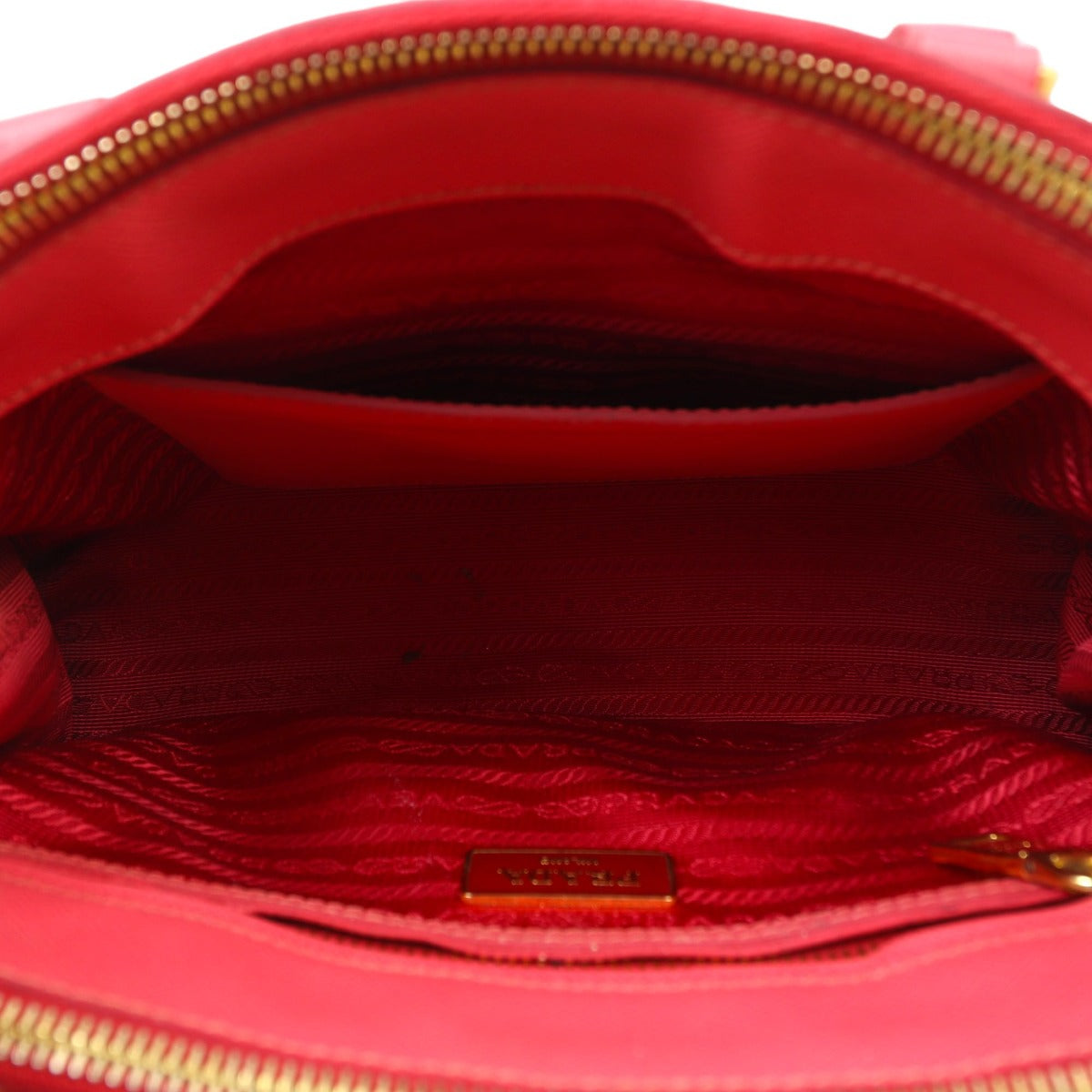 Prada Saffiano Lux Galleria Double Zip Tote Mini