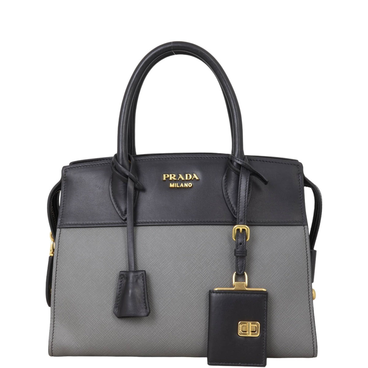 Prada Saffiano City Calf Esplanade Small