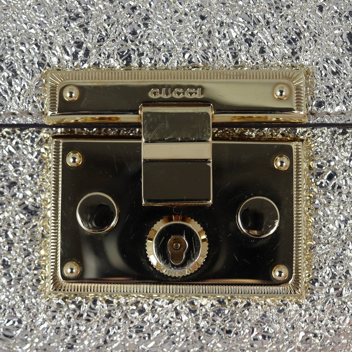 Gucci Padlock Metallic Small Shoulder Bag