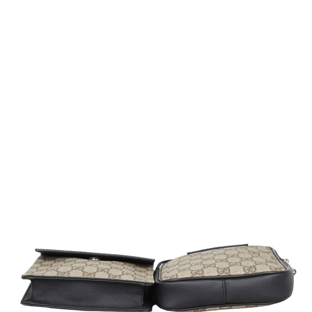 Gucci GG Supreme Double Web Belt Bag