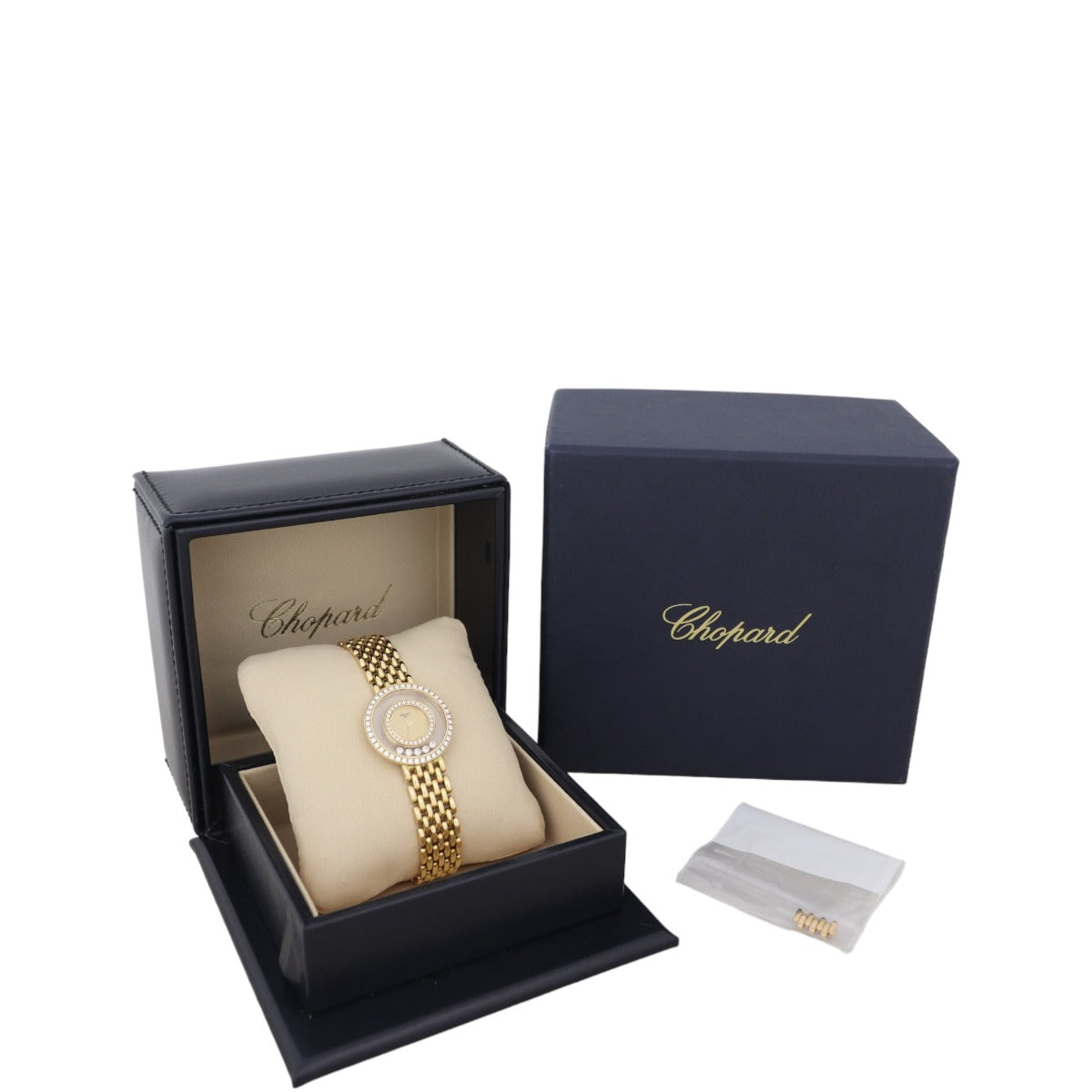 Chopard Happy Diamonds 18k Yellow Gold Watch