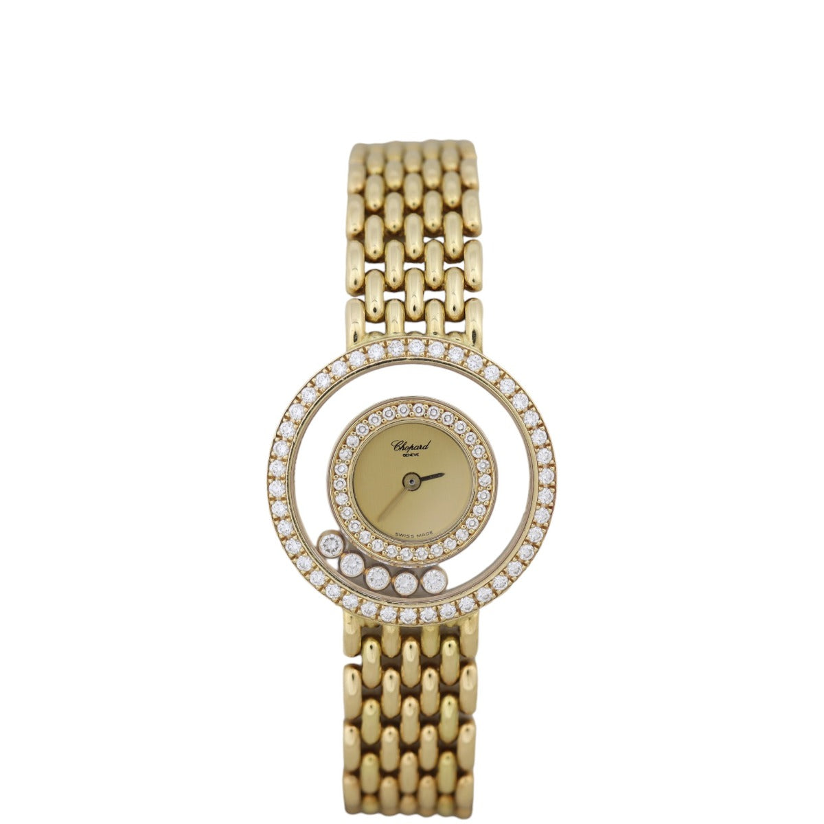 Chopard Happy Diamonds 18k Yellow Gold Watch