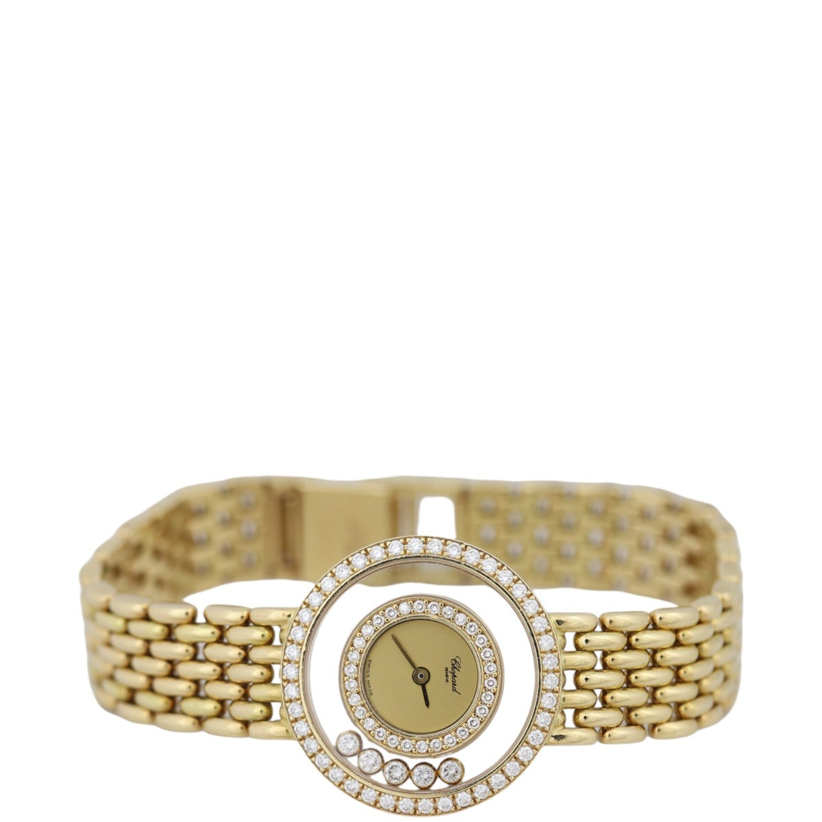 Chopard Happy Diamonds 18k Yellow Gold Watch