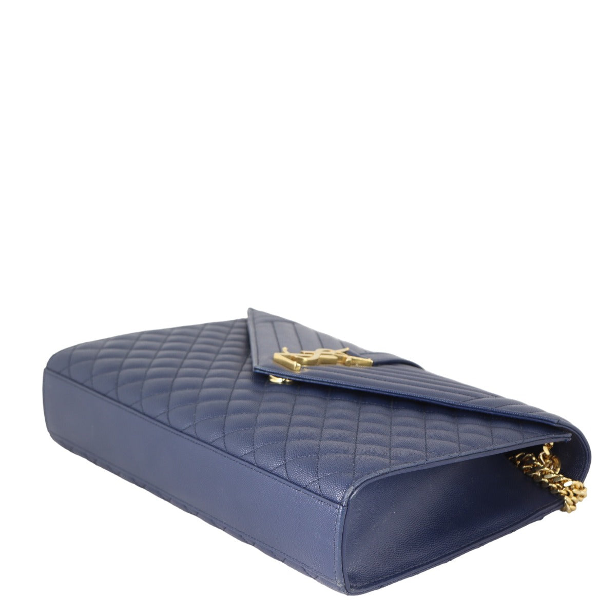 Saint Laurent Monogram Mix Matelasse Envelope Chain Bag Large