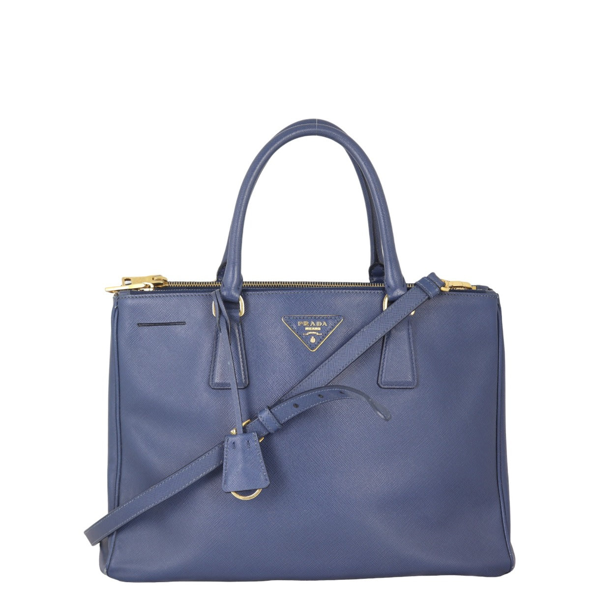Prada Saffiano Lux Galleria Double Zip Tote Medium