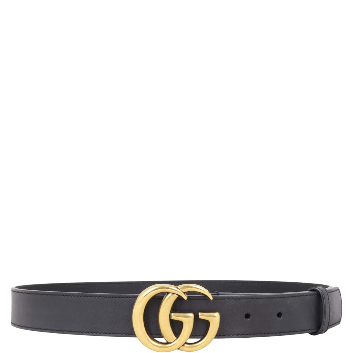 Gucci Marmont Double G Slim Belt