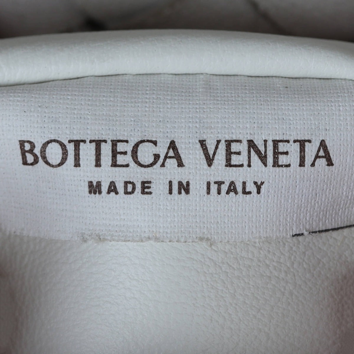 Bottega Veneta Jodie Teen Hand Bag Interior Stamp