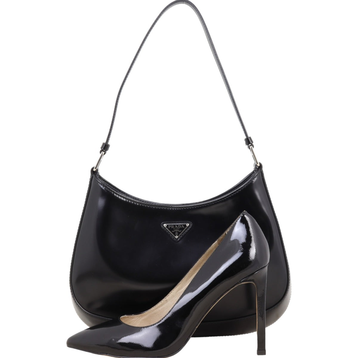 Prada Cleo Shoulder Bag Brushed Leather