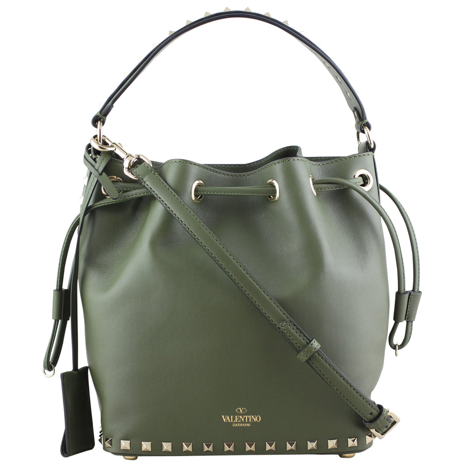 Valentino Rockstud Bucket Bag Small Front