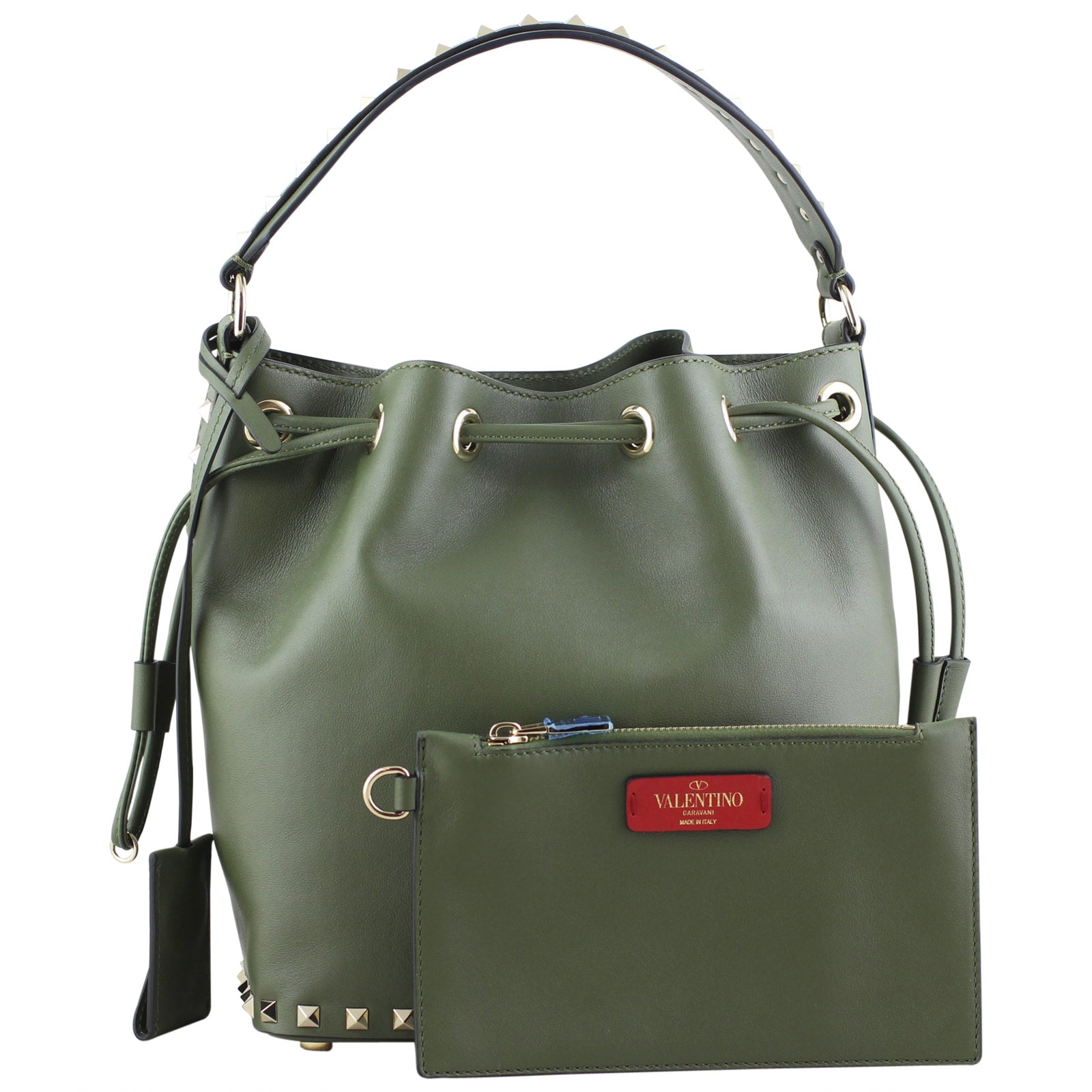 Valentino Rockstud Bucket Bag Small Pouch
