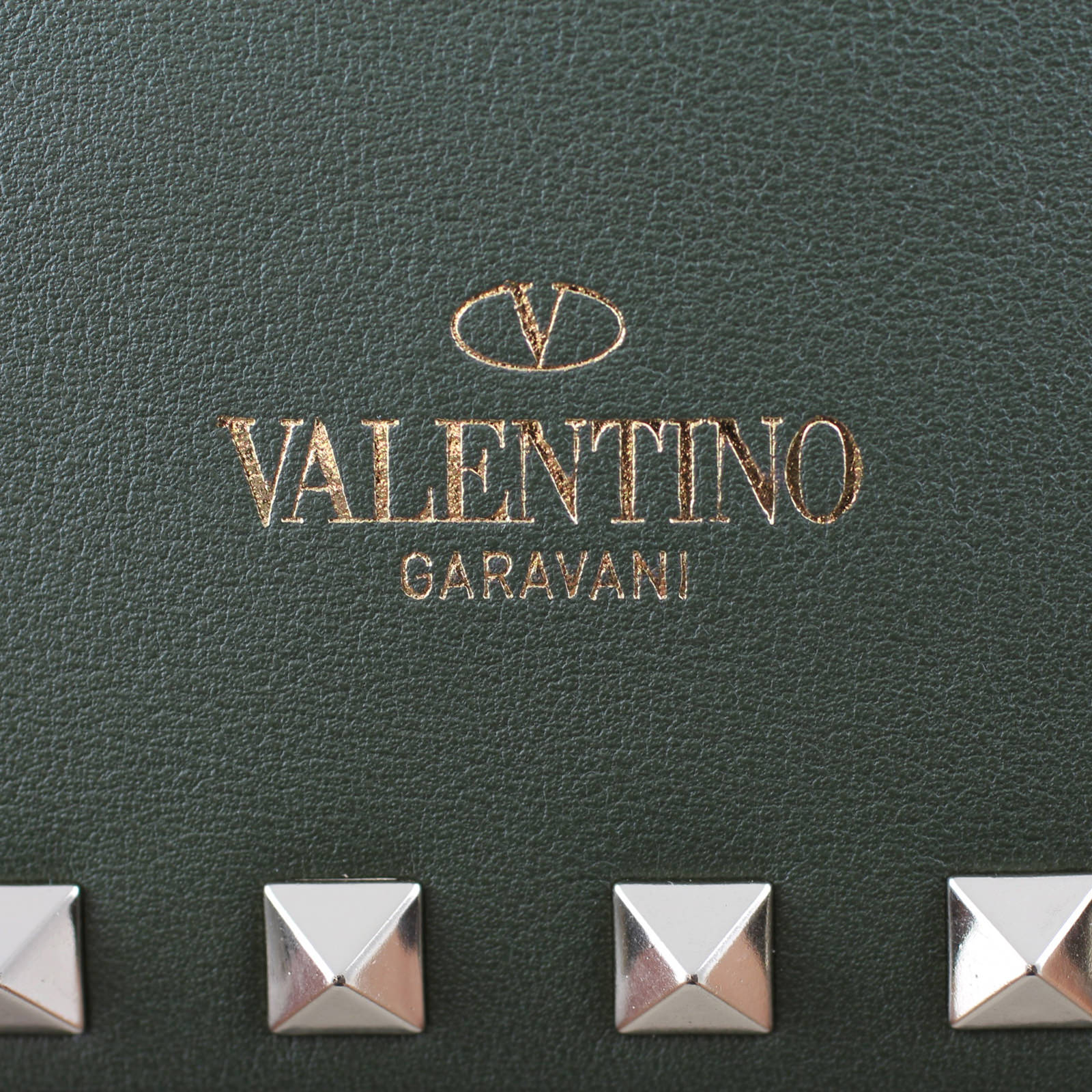 Valentino Rockstud Bucket Bag Small Exterior Stamp