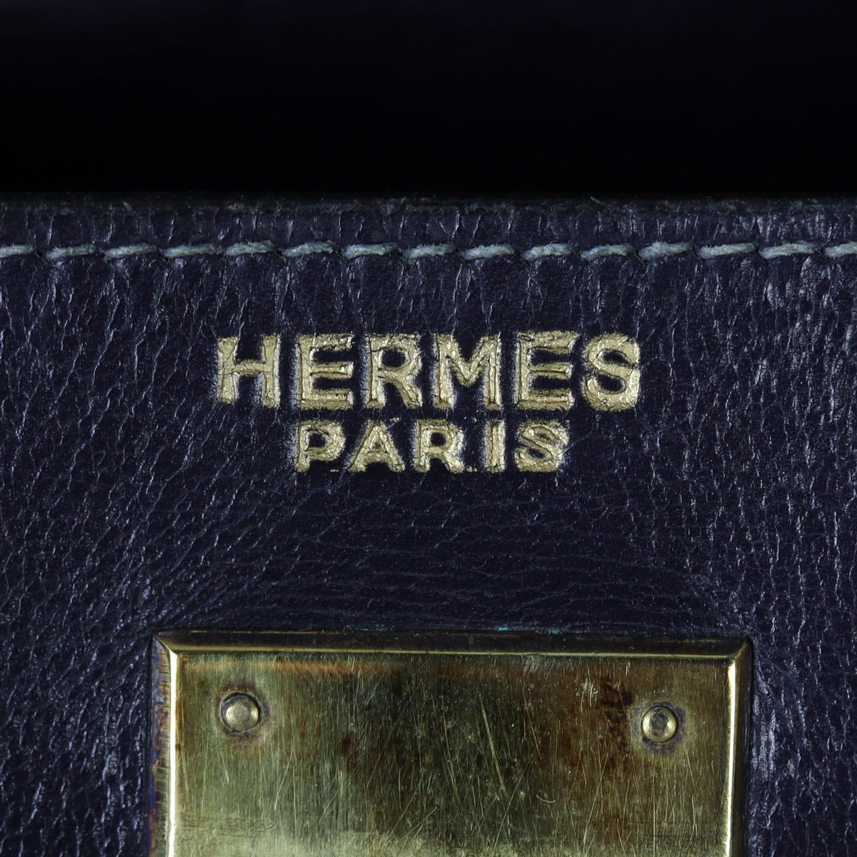 Hermes Kelly 32 Retourne Boxcalf Interior Stamp