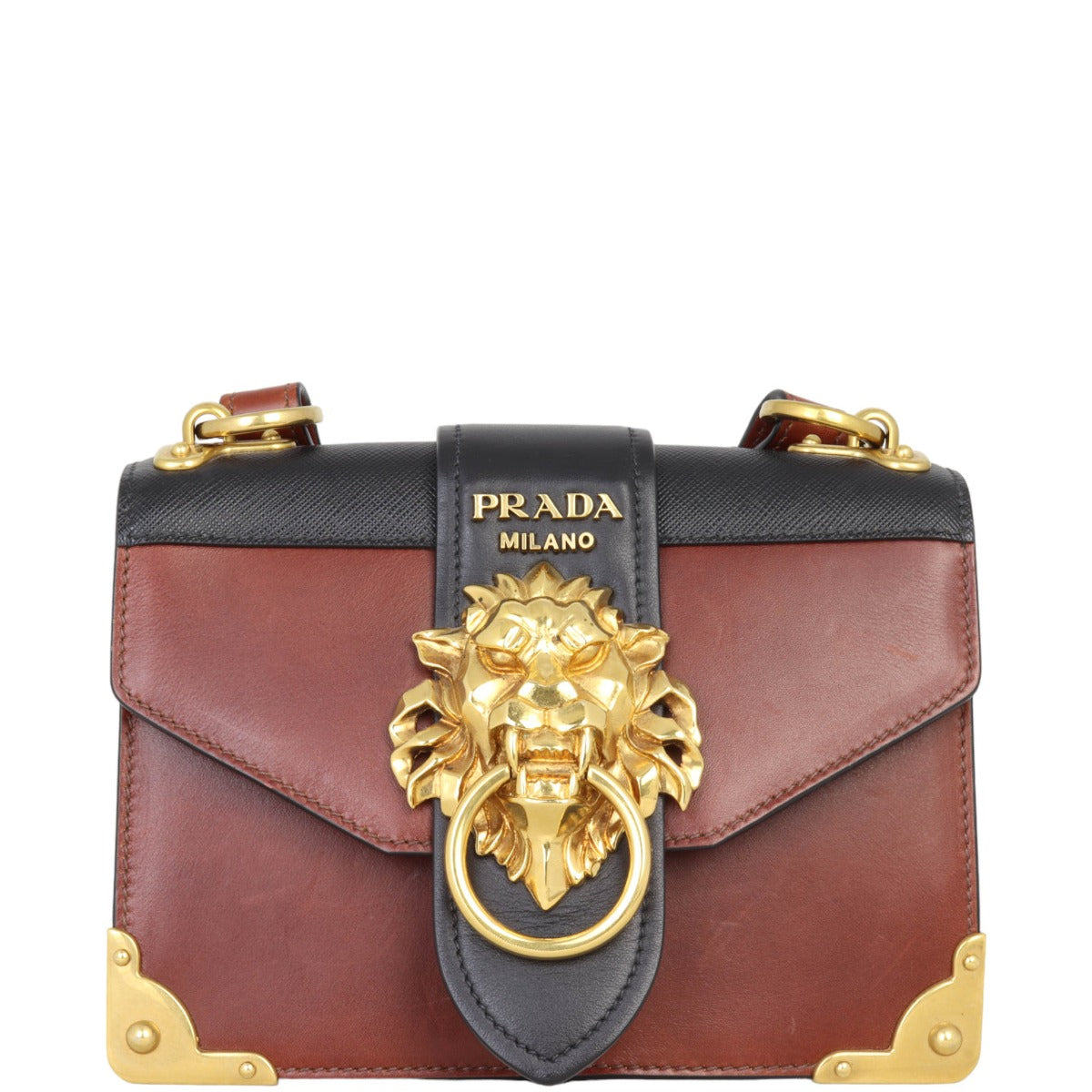 Prada Cahier Shoulder Bag Animalier