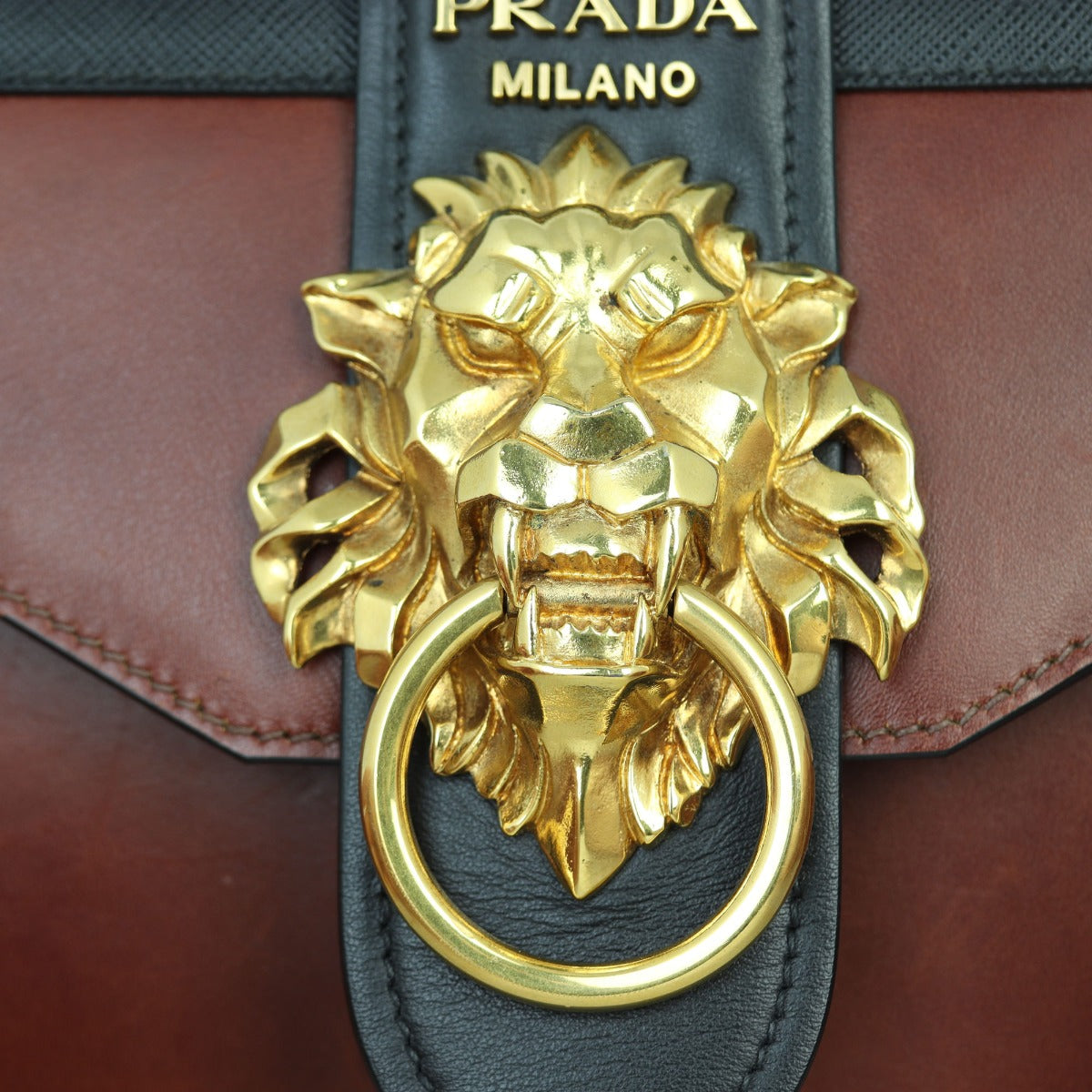 Prada Cahier Shoulder Bag Animalier