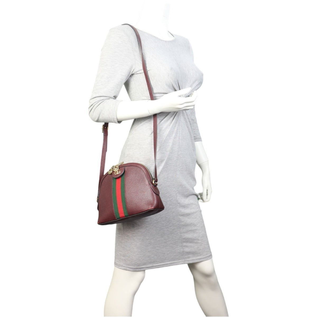 Gucci Ophidia Leather Small Shoulder Bag