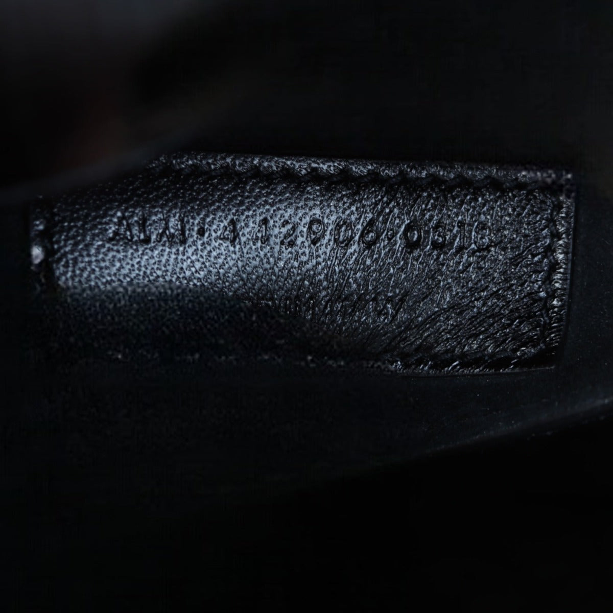 Saint Laurent Sunset Medium Croc-Embossed
