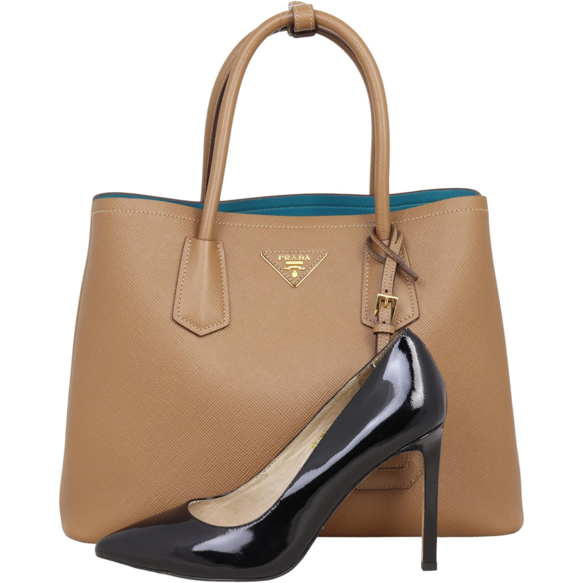 Prada Saffiano Cuir Double Bag Medium