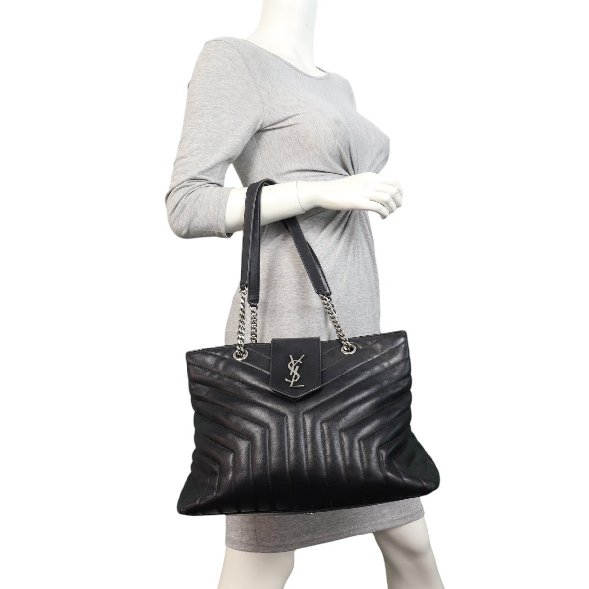 Saint Laurent Loulou Large Shopping Tote