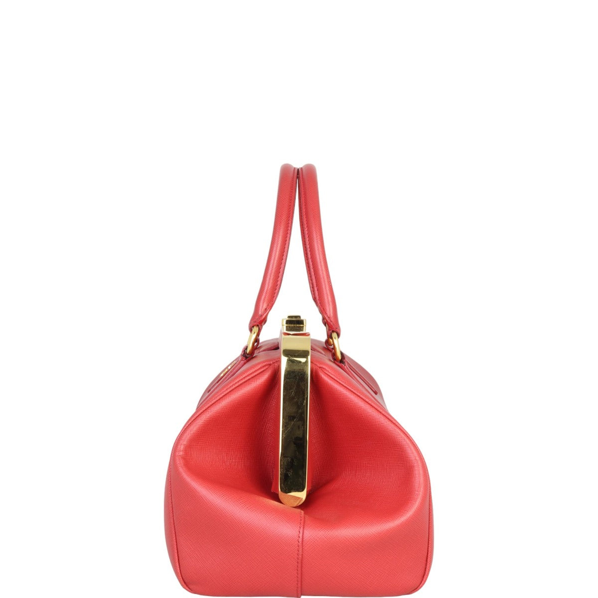 Prada Safiano Lux Frame Bag