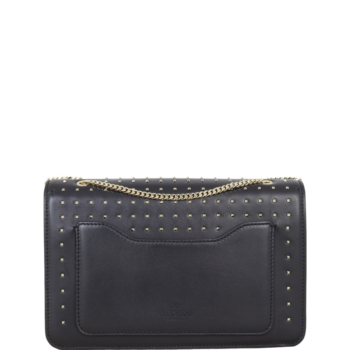 Valentino Rockstud Spike Demilune Bag Medium