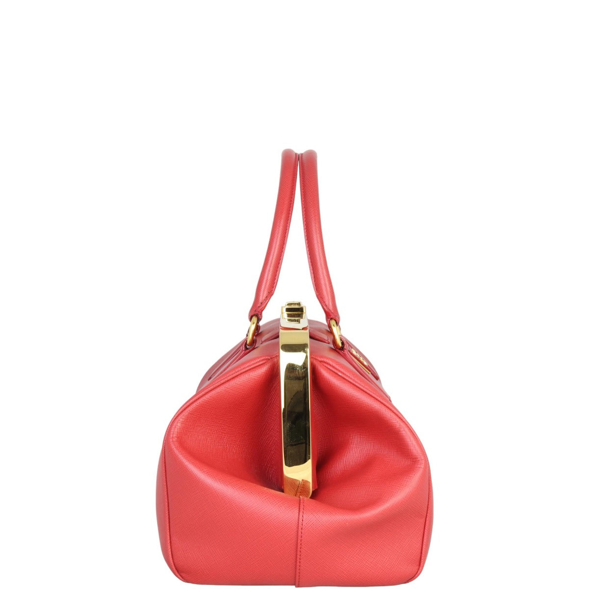 Prada Safiano Lux Frame Bag