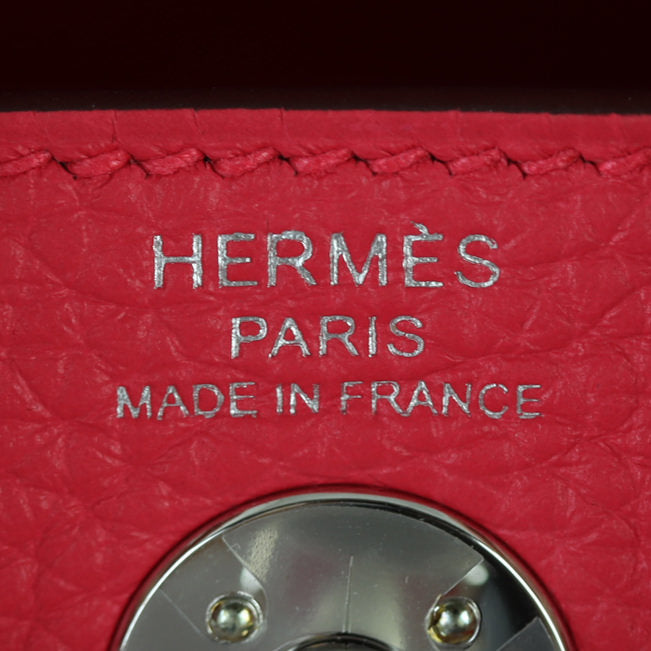 Hermes Mini Lindy 20 Clemence Interior Stamp