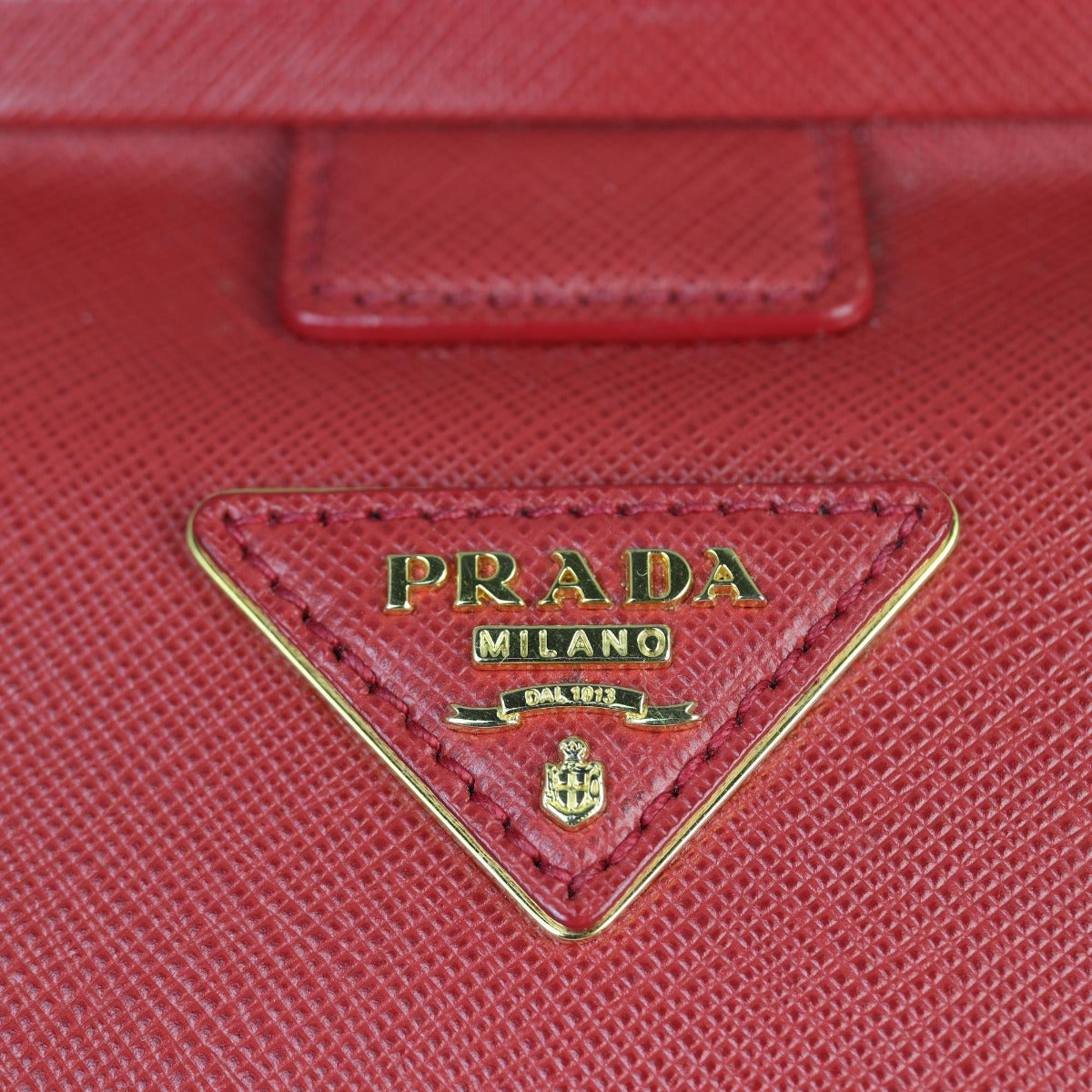 Prada Safiano Lux Frame Bag