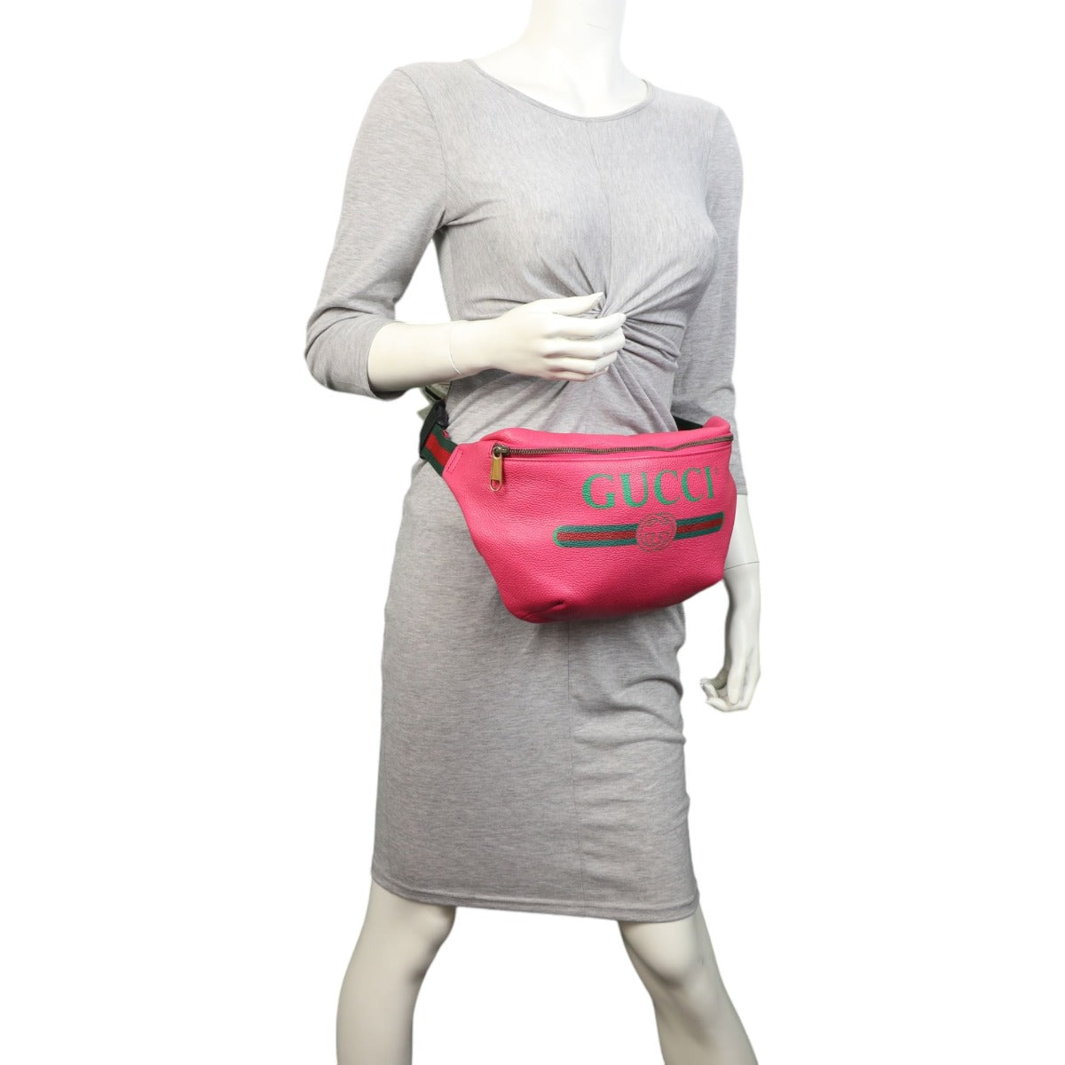 Gucci Retro Logo Web Belt Bag