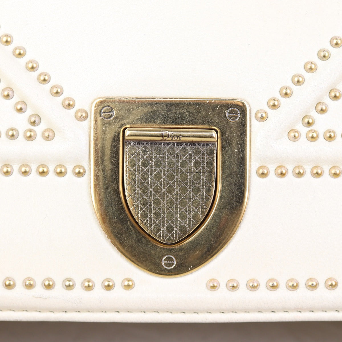 Dior Diorama Studded Medium Hardware