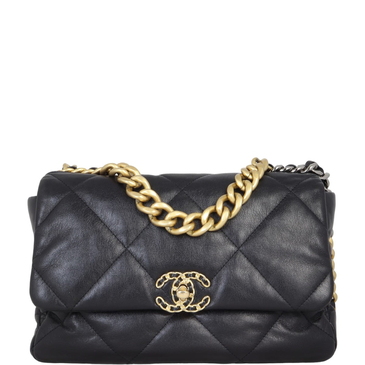 Chanel 19 Flap Bag Large | Gold hardware