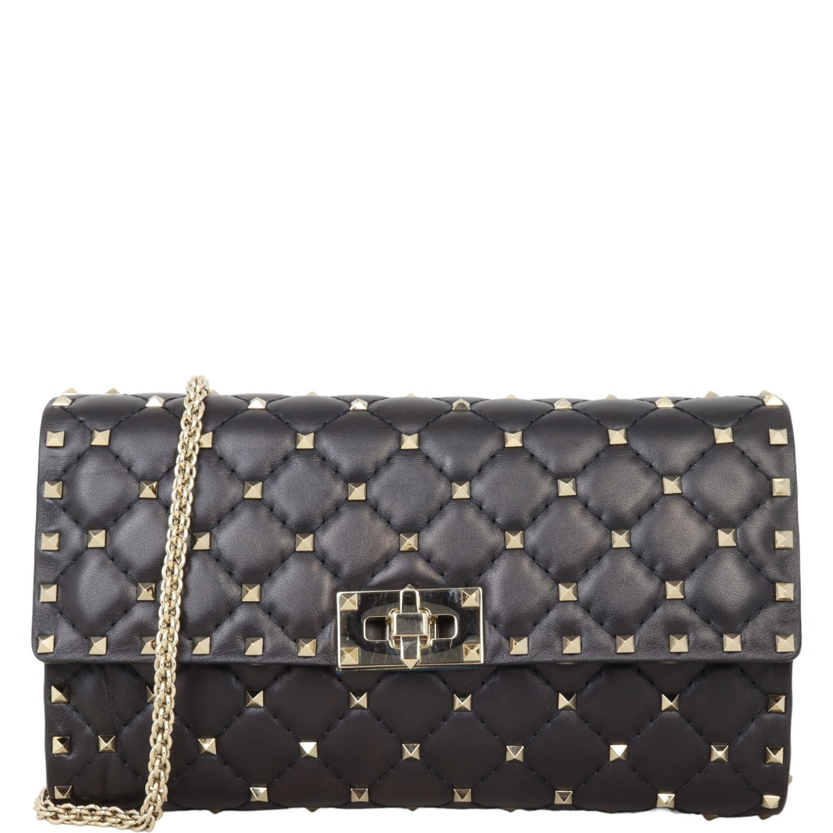 Valentino Rockstud Spike Wallet on Chain