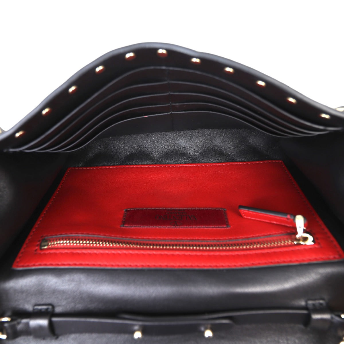 Valentino Rockstud Spike Wallet on Chain