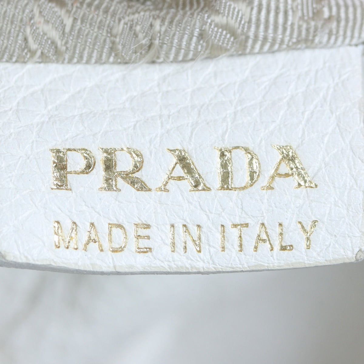 Prada Vitello Daino Hobo Interior Stamp