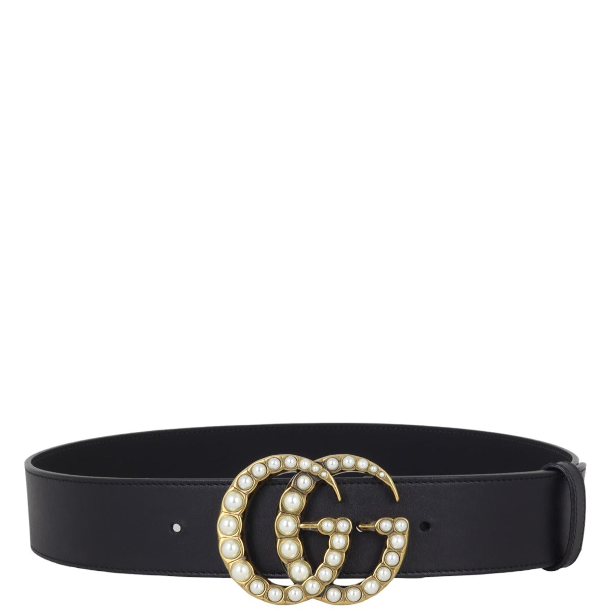 Gucci Marmont Double G Pearl Belt