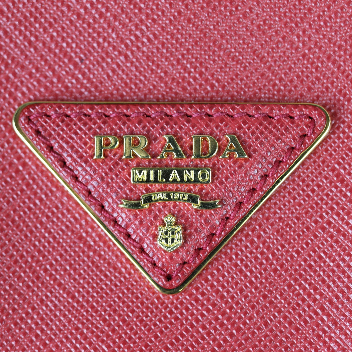 Prada Saffiano Lux Galleria Double Zip Tote Large Hardware