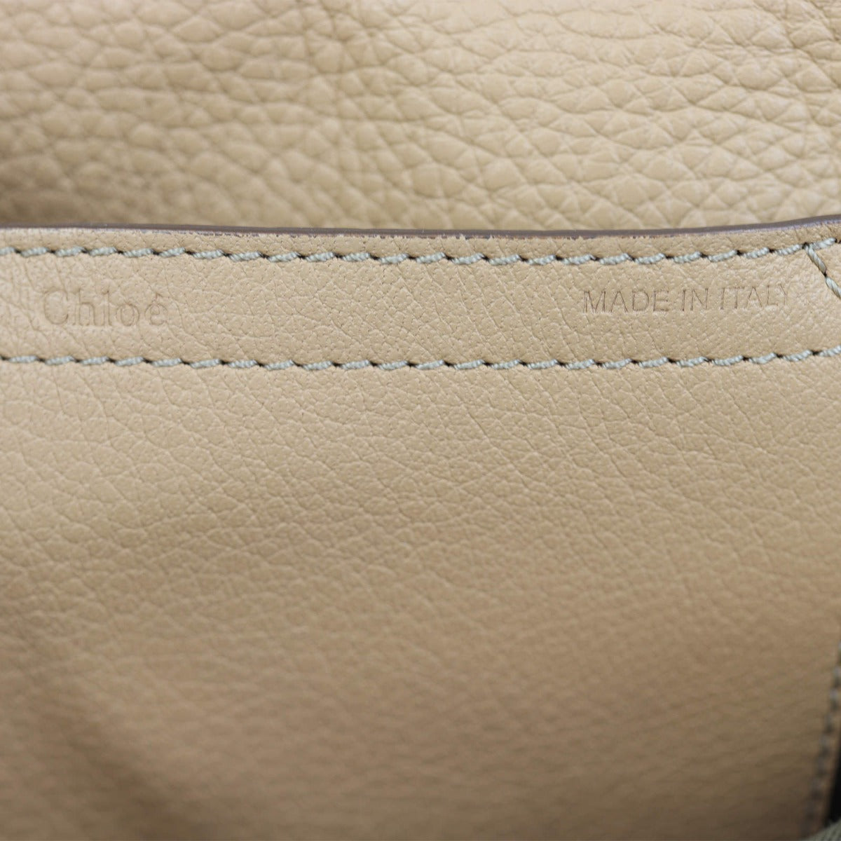Chloe Marcie Medium Shoulder Bag Interior Stamp