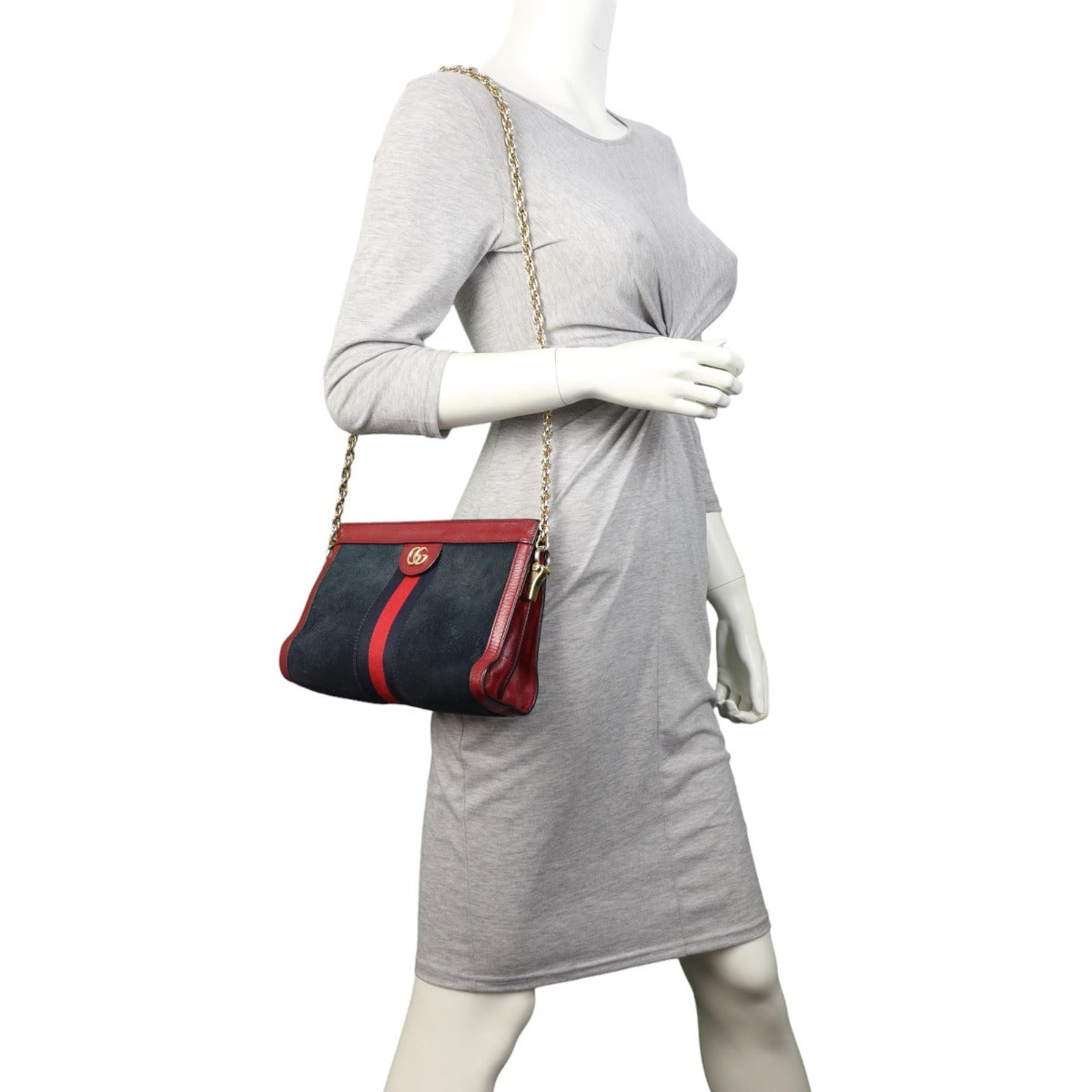 Gucci Ophidia Suede Shoulder Bag