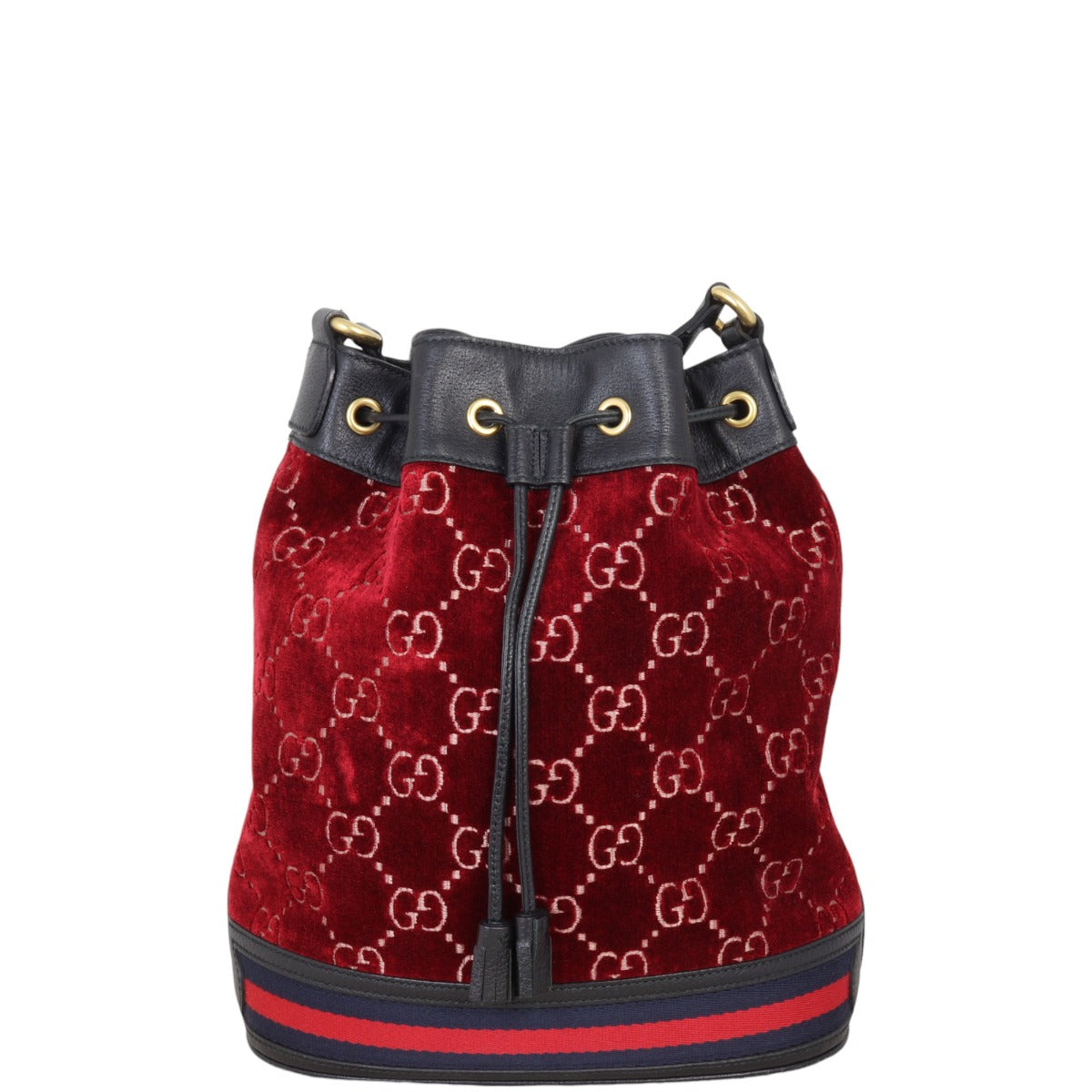 Gucci Ophidia GG Bucket Bag Velvet