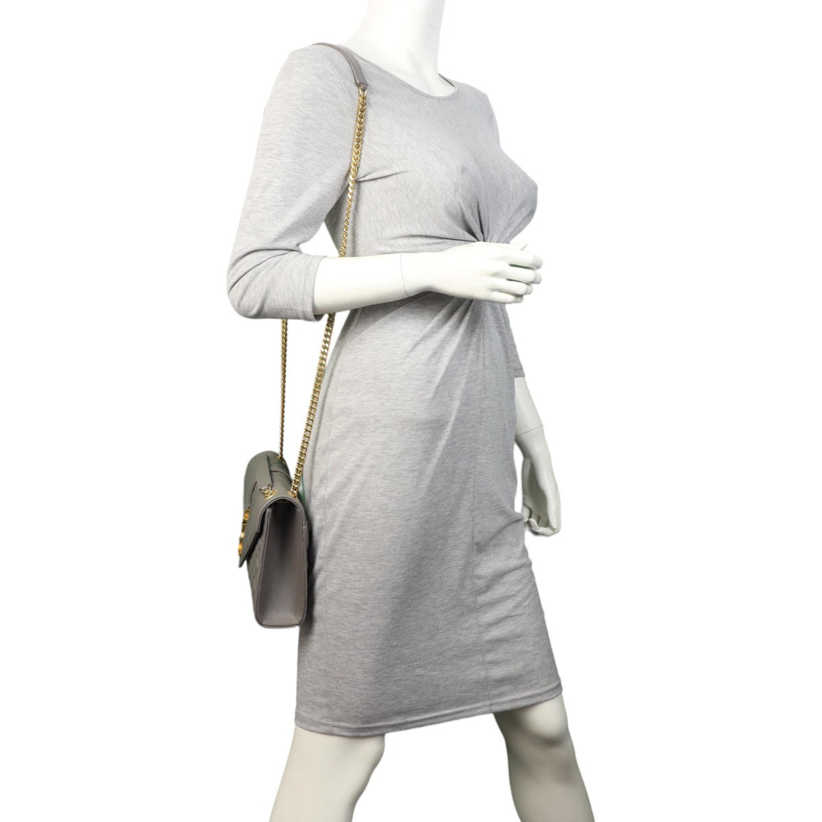 Saint Laurent Monogram Mix Matelasse Envelope Chain Bag Medium